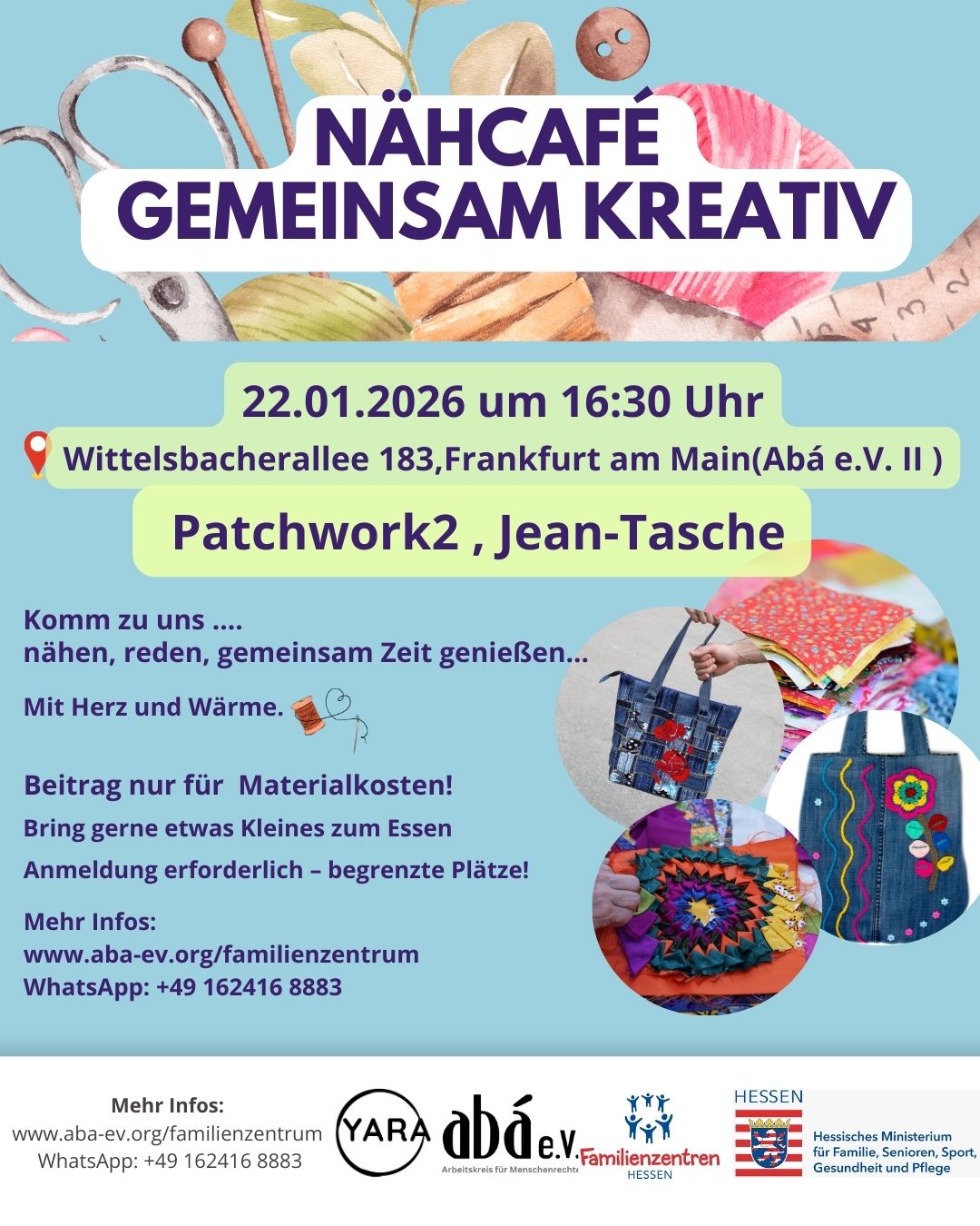 Nähcafé Gemeinsam Kreativ